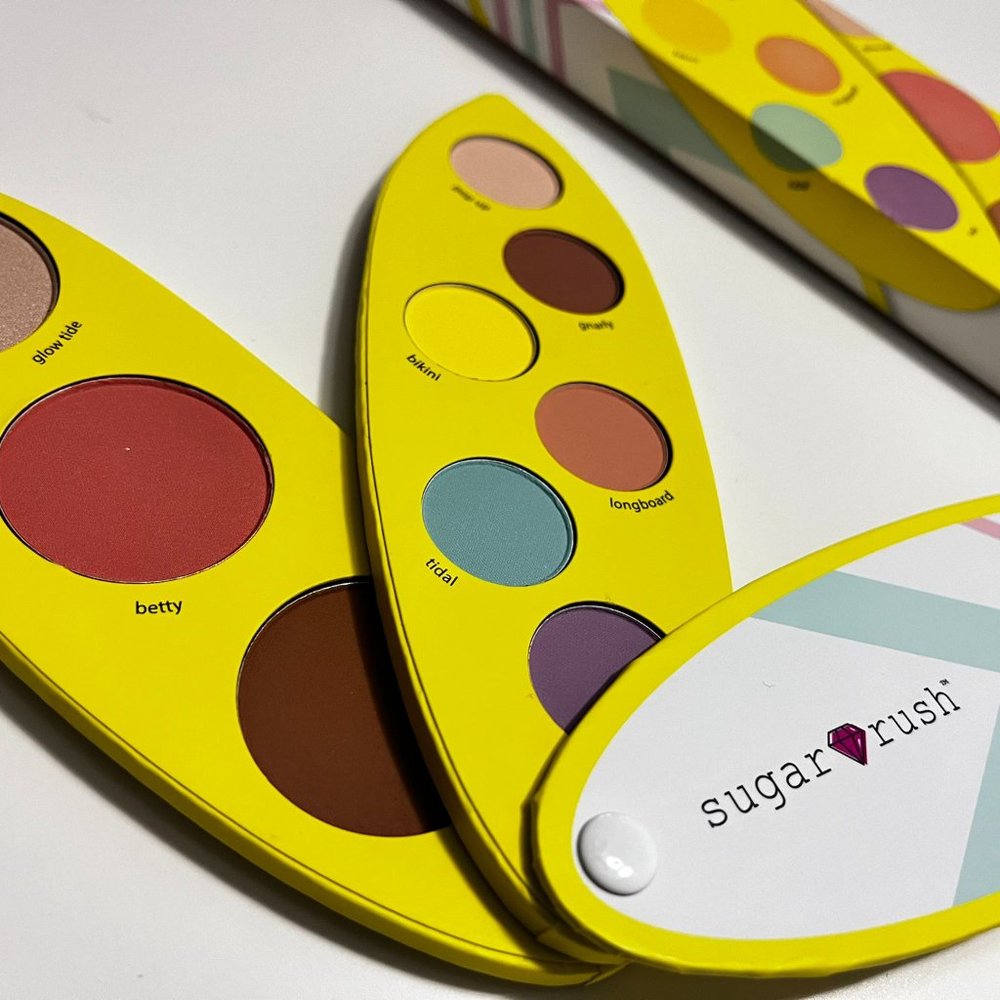 sugar rush limited-edition surf babe eye & cheek palette